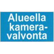 Alueella kameravalvontatarra