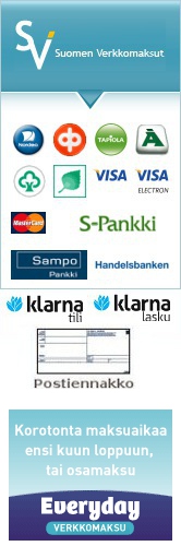 Trackhunter verkkokaupan maksutavat