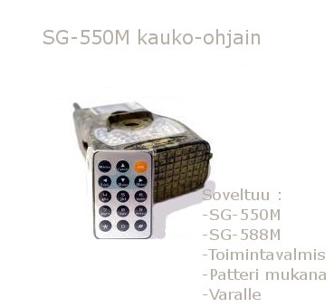 SG550M kauko-ohjain